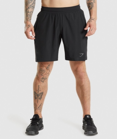 Gymshark Apex Functional 9" Men's Shorts Black | UAE-80SLIH