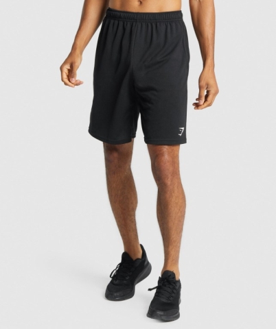 Gymshark Arrival Knitted Men's Shorts Black | UAE-15FBGD