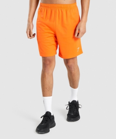 Gymshark Arrival Knitted Men's Shorts Orange | UAE-24DNHL