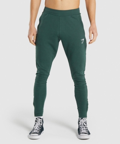 Gymshark Critical 2.0 Men's Joggers Dark Green | UAE-59VAUE