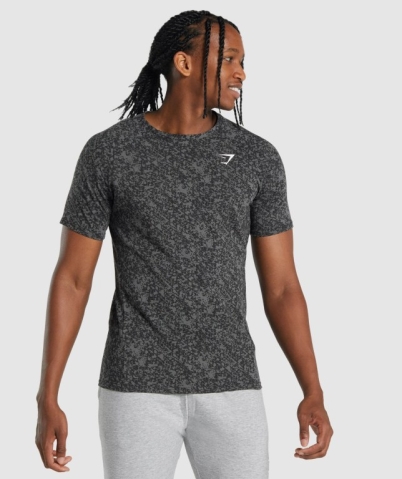 Gymshark Critical 2.0 Men's T Shirts Grey | UAE-31ICYF