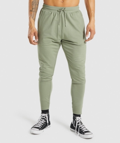 Gymshark Critical Men's Joggers Light Green | UAE-34MEUF