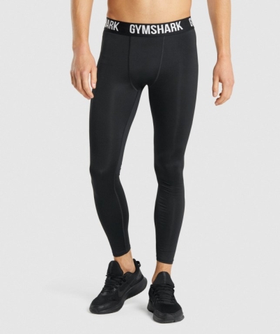 Gymshark Element Baselayer Men's Joggers Black | UAE-57KXZQ