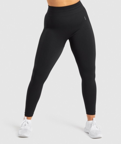 Gymshark Flex High Waisted Women's Leggings Black / Grey | UAE-67THUR