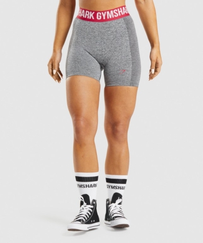 Gymshark Flex Women's Shorts Grey | UAE-93FOJT