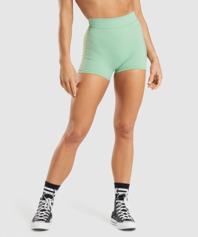 Gymshark KK Fit Women's Shorts Green | UAE-62NSDB