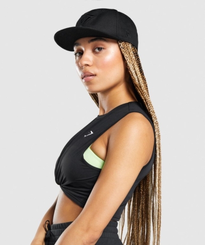 Gymshark New Era 9Fifty Snapback Women's Headwear Black | UAE-60PHIN