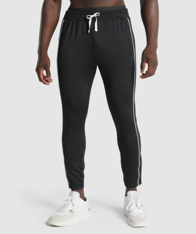 Gymshark Recess Men's Joggers Black | UAE-80VWRZ