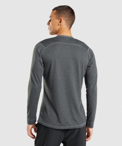 Gymshark Retake Men's T Shirts Grey | UAE-47YHNL