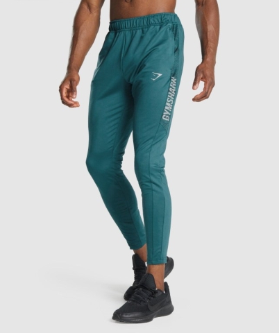 Gymshark Sport Men's Joggers Turquoise | UAE-63AVGY