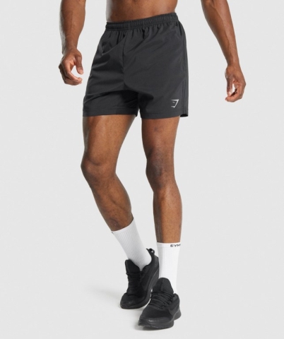 Gymshark Sport Men's Shorts Black | UAE-84PDSG