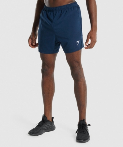 Gymshark Sport Men's Shorts Navy | UAE-69LYIN