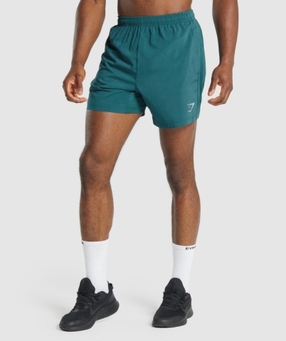 Gymshark Sport Men's Shorts Turquoise | UAE-40PTWH