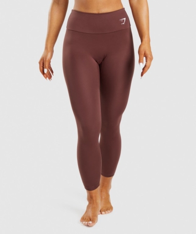 Gymshark Training High Waisted Women's Leggings Pink Brown | UAE-91BZWX