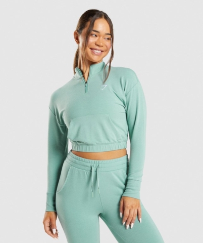 Gymshark Training Pippa Women's Hoodies Blue | UAE-68MVAK