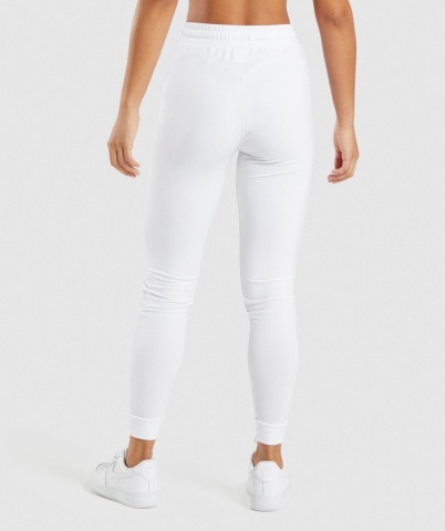 Gymshark Training Pippa Women's Joggers White | UAE-27MISF