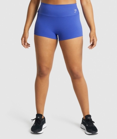 Gymshark Training Quad Women's Shorts Dark Blue | UAE-10WHED