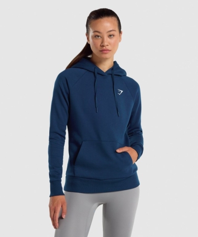 Gymshark Training Women's Hoodies Navy | UAE-21MLTN