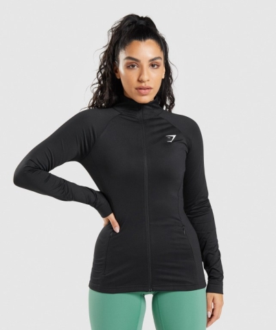 Gymshark Training Women's Jackets Black | UAE-57GIBK