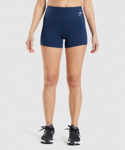 Gymshark Training Women's Shorts Navy | UAE-39TJCE