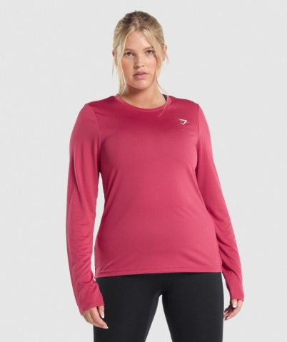 Gymshark Training Women's T Shirts Pink | UAE-36XPRM