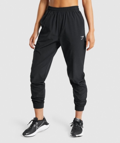 Gymshark Training Woven Women's Joggers Black | UAE-93LGAU