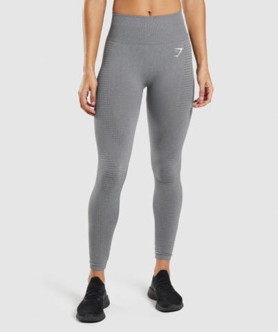 Gymshark Vital Seamless 2.0 High Waisted Women's Leggings Grey | UAE-36DPRU