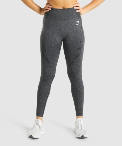 Gymshark Vital Seamless 2.0 High Waisted Women's Leggings Grey | UAE-80KEHP