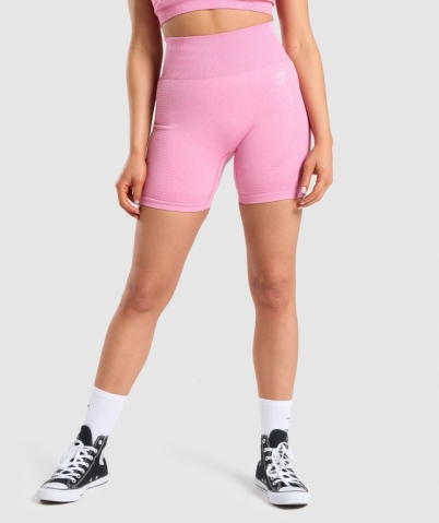 Gymshark Vital Seamless 2.0 Women's Shorts Pink | UAE-24FZXD