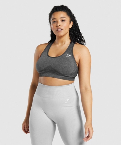 Gymshark Vital Seamless 2.0 Women's Sports Bra Grey | UAE-83PHOU