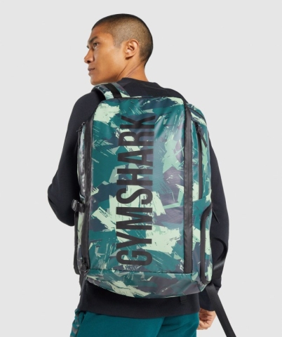 Gymshark X-Series 0.3 Men's Bags & Backpacks Green | UAE-86CHEQ