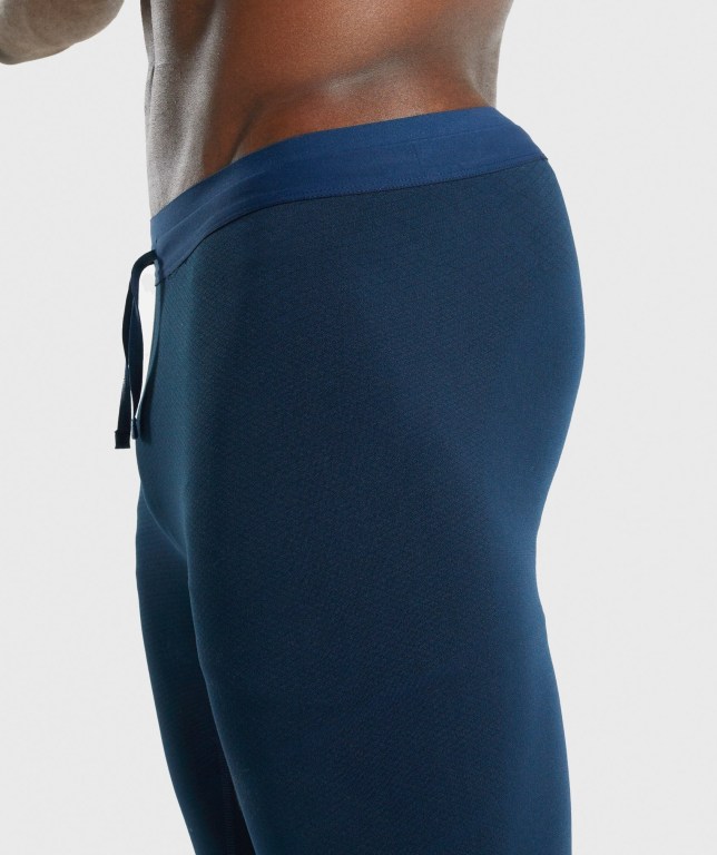 Gymshark 315 Tights Men's Joggers Navy | UAE-19HQOL