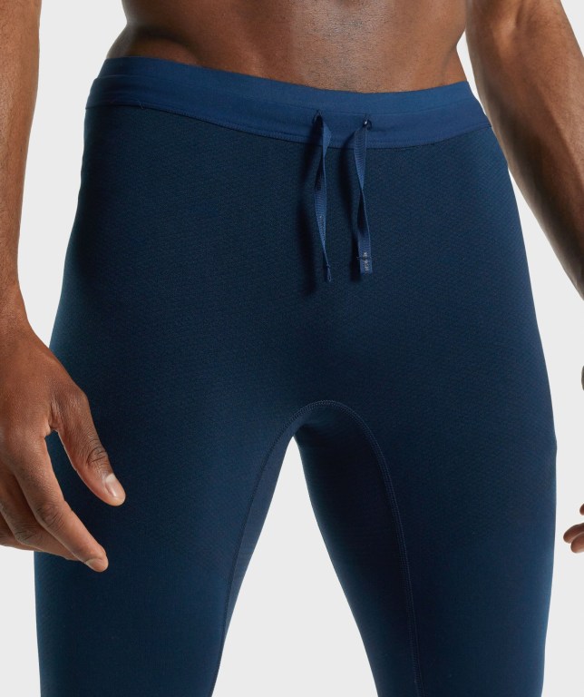 Gymshark 315 Tights Men's Joggers Navy | UAE-19HQOL