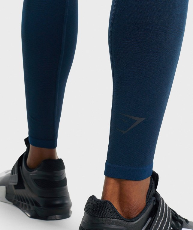 Gymshark 315 Tights Men's Joggers Navy | UAE-19HQOL