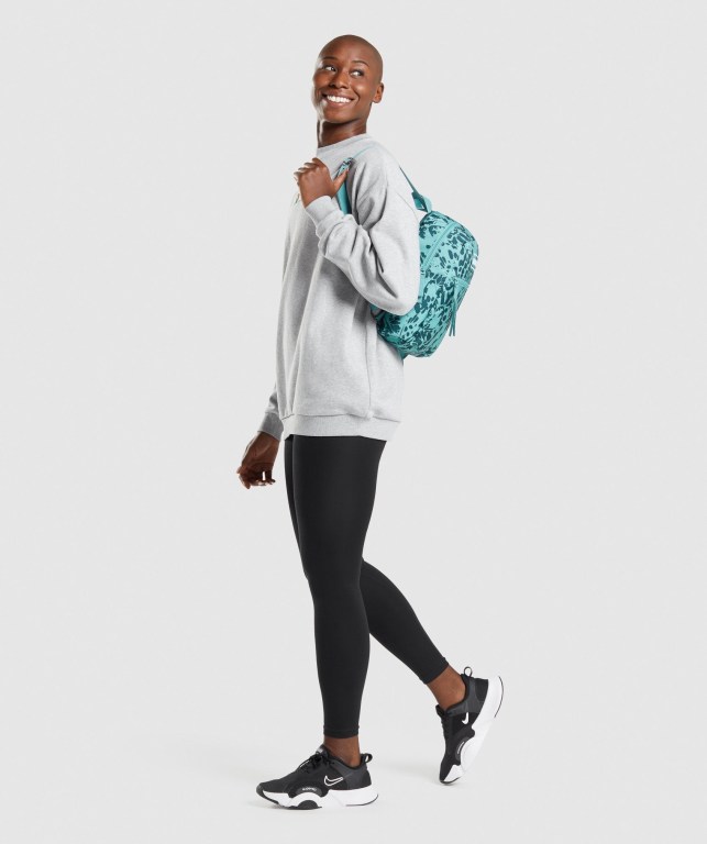 Gymshark Adapt Animal Graphic Mini Lifestyle Women's Bags & Backpacks Turquoise | UAE-15WIXV