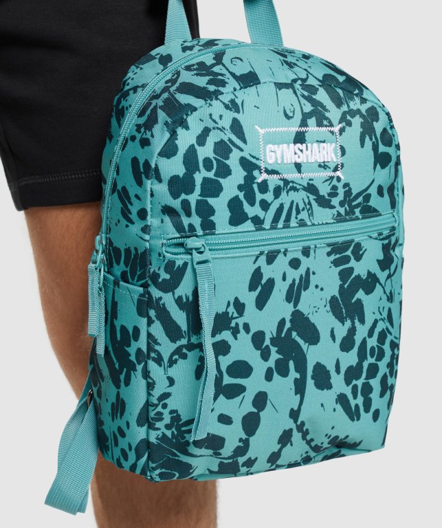 Gymshark Adapt Animal Graphic Mini Lifestyle Women's Bags & Backpacks Turquoise | UAE-15WIXV