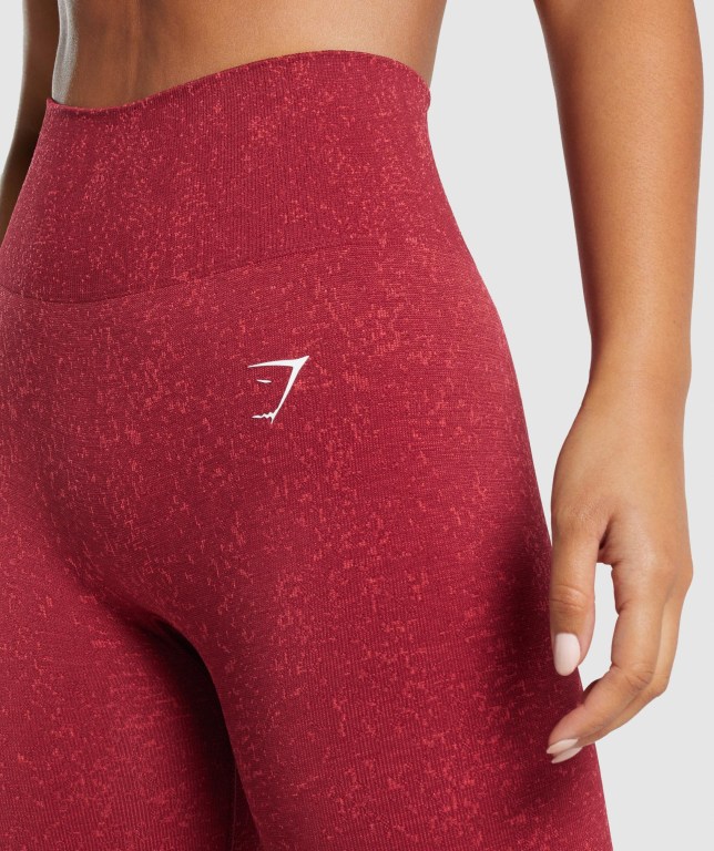 Gymshark Adapt Fleck Seamless High Waisted Women's Leggings Burgundy | UAE-02CYRO