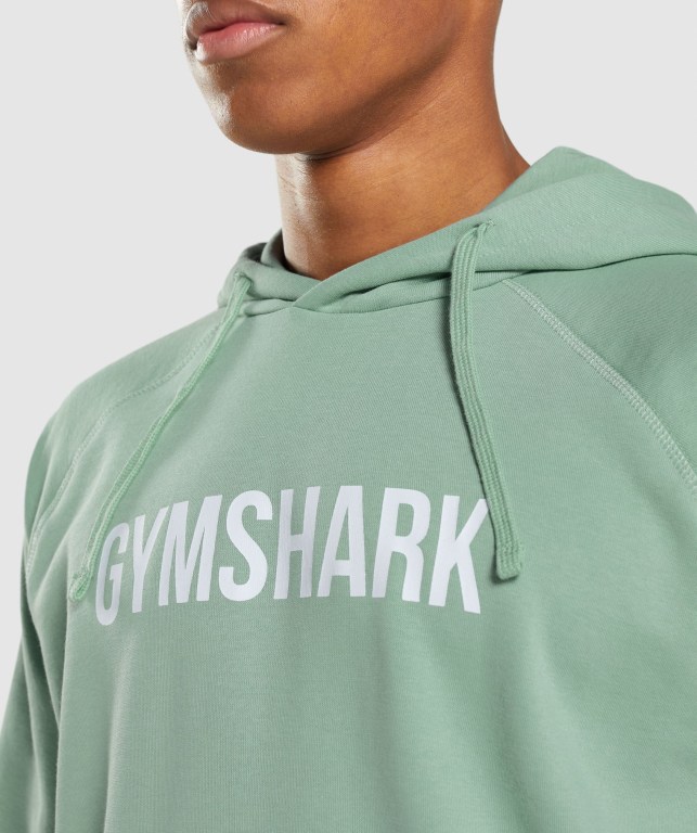 Gymshark Apollo Men's Hoodies Blue | UAE-62NOWQ