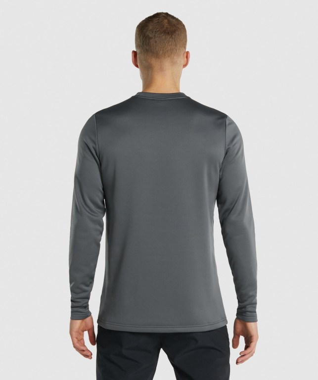 Gymshark Arrival Crew Sweatshirt Men's Hoodies Grey | UAE-38JDVY