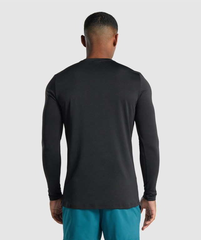 Gymshark Arrival Graphic Men's T Shirts Black | UAE-50WKRZ