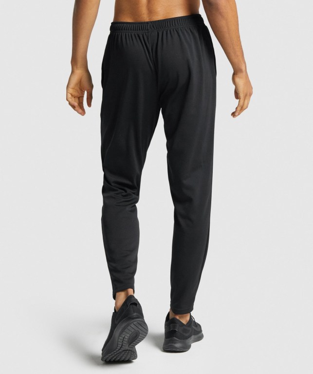 Gymshark Arrival Knit Men's Joggers Black | UAE-01CSHK