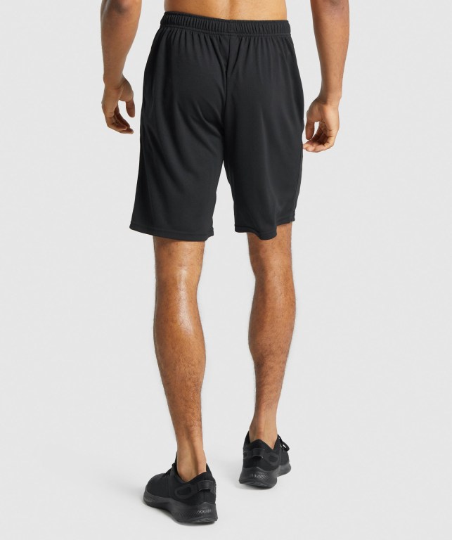 Gymshark Arrival Knitted Men's Shorts Black | UAE-15FBGD