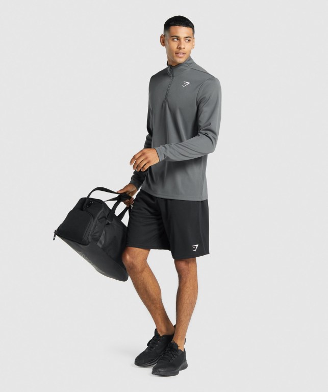 Gymshark Arrival Knitted Men's Shorts Black | UAE-15FBGD