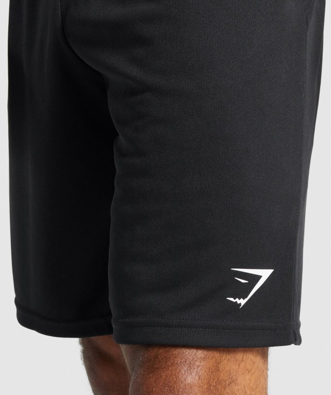 Gymshark Arrival Knitted Men's Shorts Black | UAE-15FBGD