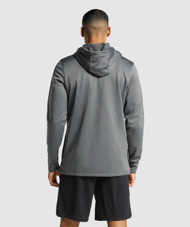 Gymshark Arrival Men's Hoodies Grey | UAE-18MAEN