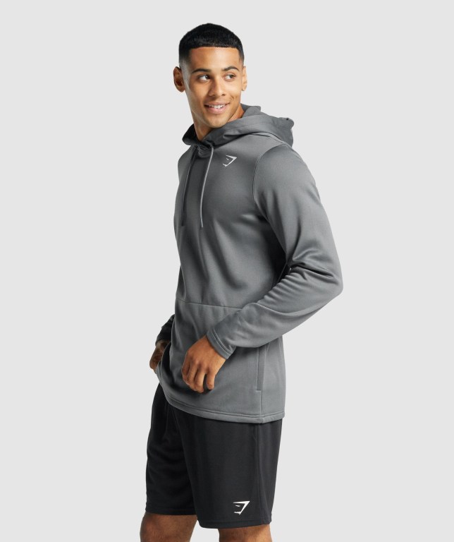 Gymshark Arrival Men's Hoodies Grey | UAE-18MAEN