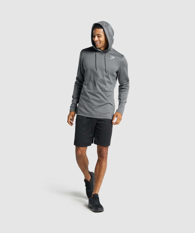 Gymshark Arrival Men's Hoodies Grey | UAE-18MAEN