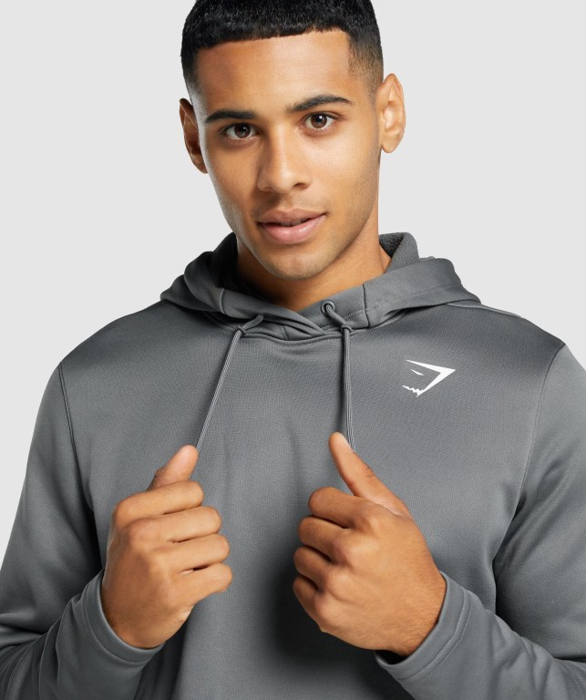 Gymshark Arrival Men's Hoodies Grey | UAE-18MAEN