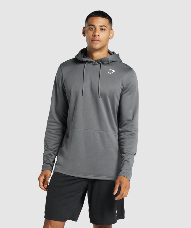 Gymshark Arrival Men\'s Hoodies Grey | UAE-18MAEN