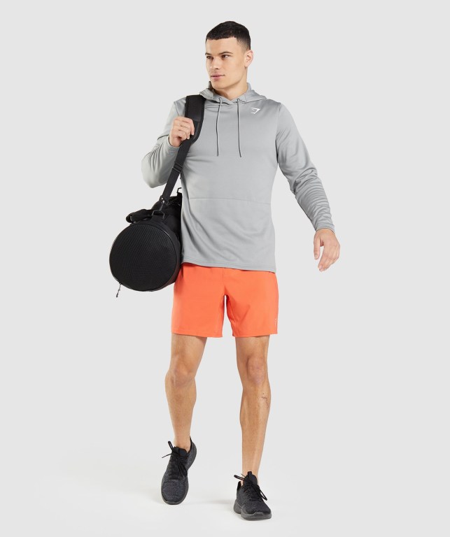 Gymshark Arrival Men's Shorts Orange | UAE-65CGXN